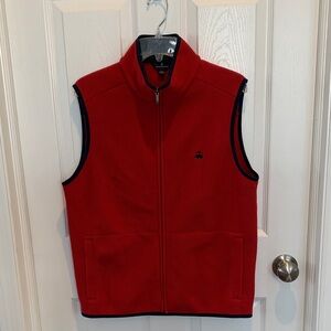 Brooks Brothers Red Fleece Vest Small